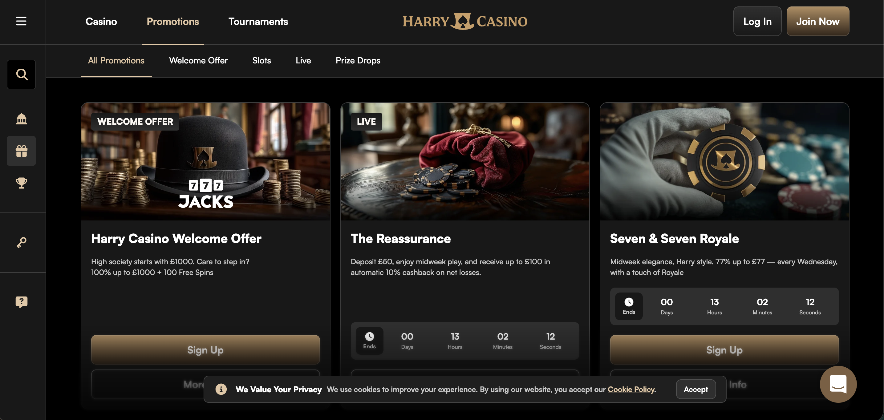 Harry Casino Screenshot 2